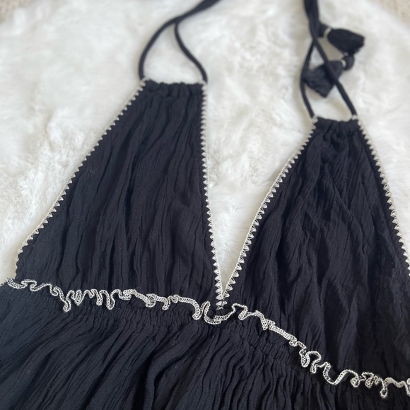 Black tiered dress from Accessorize size xs backless dress - Picture 2 of 6